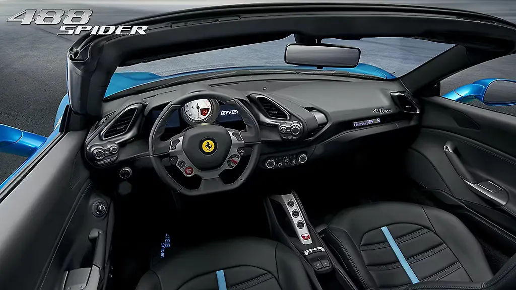 Ferrari 488 interior Ferrari 488 interior